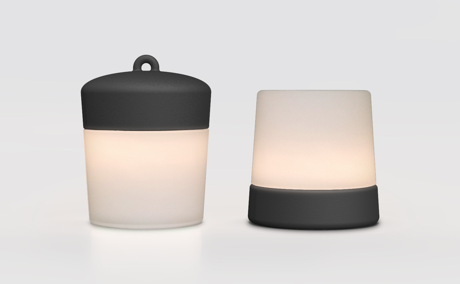 Silicone Solar Lantern: Tabletop or Hanging Adaptability: Main image